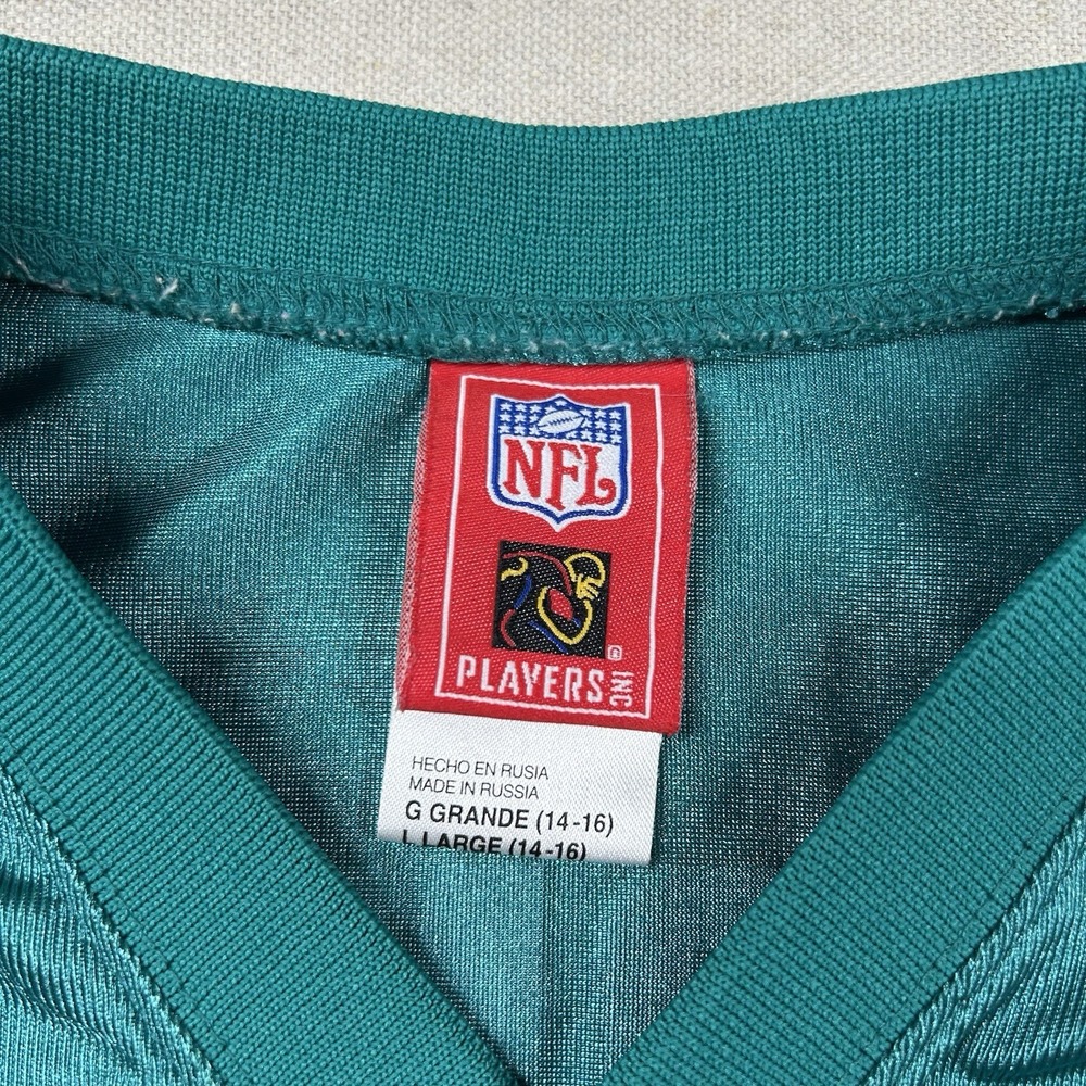 Vintage Reebok Zach Thomas Jersey Youth L (Womens S) Miami Dolphins NFL Football - Picture 3 of 10